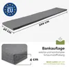 Garronda Bankauflage 200x40 cm ca. 4 cm dick Sitzkissen Produktbild-Vorschau 2