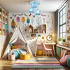 Lampada da soffitto VOLCANO 3 - Camera dei bambini, Anteprima dell’immagine prodotto 8