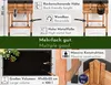 WONDERMAKE Großes Hochbeet aus KIRSCHBAUM Holz für Garten Produktbild-Vorschau 4