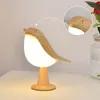 15cm Braun Vogel LED Nachtlicht USB LED Schreibtischlampe Produktbild-Vorschau 3