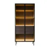 Vitrine LINEA LOFT mit LED-Beleuchtung, Eiche Dunin + Produktbild-Vorschau 1
