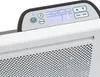Close-up of the control panel and top grille of a white electric heater. Náhľad obrázku produktu