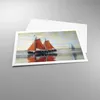 Poster - Poster ohne Rahmen - Segelschiffe Öl Orange - Produktbild-Vorschau 3
