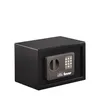 A black safe with a digital keypad is shown against a white background. Produktbild-Vorschau