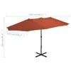 Maison Exclusive - Parasol avec mât en aluminium 460 x 270 Voir les images du produit 8
