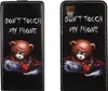 Handyhülle Tasche Flip für Wiko Sunny 2 Schriftzug Bär mit Produktbild-Vorschau 2