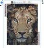 ARTULIO Diamond Painting Set - Blick in Tigerin Augen - Produktbild-Vorschau 3
