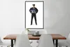 MuchoWow® Gerahmtes Poster Porträt eines Polizisten 60x90 Produktbild-Vorschau 3