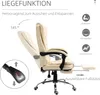 Fotel biurowy HOMCOM 921-083V01CW, fotel gabinetowy, z Podgląd zdjęcia produktu 8