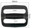 10 Kunststoff Regulatoren,A 46x35mm I 38x6mm schwarz Produktbild-Vorschau
