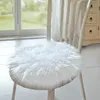 Sitzkissen Fell" in weiß, Ø 40 cm, Dekofell, Kunstfell, Produktbild-Vorschau 5
