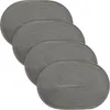 Erwin Müller Tischset Amadora" 4er-Pack grau oval 30x45 cm" Produktbild-Vorschau 1