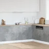 vidaXL Armoire basse à tiroirs Lyon gris béton 40x46x81,5 Voir les images du produit 3