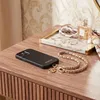 Pasek Guess Hand Strap Saffiano Chain 4G różowy Podgląd zdjęcia produktu 4