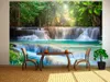Vlies Fototapete Wasserfall 300x210 cm Tapeten Wandtapete Produktbild-Vorschau 1