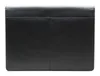 Esquire Leder Aktentasche Oxford Document Case Black Produktbild-Vorschau 3