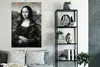 MuchoWow® Poster Mona Lisa - Leonardo da Vinci - Schwarz - Produktbild-Vorschau 4