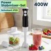 Power Stabmixer-Set 400W mit Zerkleinerer & Schneebesen – Produktbild-Vorschau 2