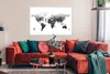MuchoWow® Poster Weltkarte mit dem Text "Let's see it all" Produktbild-Vorschau 2