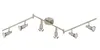 BRILONER Gelenkbogen 6flg. GU10 LED matt-nickel Produktbild-Vorschau 1