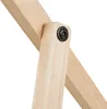 Relaxdays Liegestuhl Holz, Holz Strandliege mit Stoffbezug, Produktbild-Vorschau 9