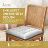 Poduszki siedziskowe Lavea® 40x40 cm - zestaw 4 sztuk, z Podgląd zdjęcia produktu 8