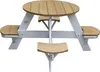 AXI UFO Picknicktisch Rund für Kinder aus Holz | Runder Produktbild-Vorschau 6