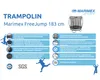 Trampolin Marimex FreeJump Federlos 183 cm mit Schutznetz Produktbild-Vorschau 8