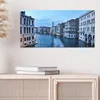 DEQORI Hybrid Leinwand Bild 60x30 cm 'Abendliches Venedig' Produktbild-Vorschau 4