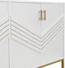 Credenza Merax 160x40x80,5cm, 4 ante con ripiani regolabili Anteprima dell’immagine prodotto 12