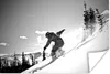 MuchoWow® Poster Ein Snowboarder balanciert auf seinem Produktbild-Vorschau 1