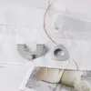 Close-up of curtain hardware and fabric. Produktbild-Vorschau