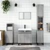 vidaXL Badschrank Grau Sonoma 30x30x190 cm Holzwerkstoff Produktbild-Vorschau 1