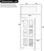 Fortuna Lai Schwarzer Eck-Schrank mit Lackoberfläche & Produktbild-Vorschau 4
