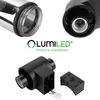 LUMILED LED vonkajšie nástenné svietidlo z dymového skla Náhľad obrázku produktu 9