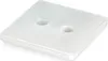 A white square serving board with two circular indentations. Náhled obrázku produktu