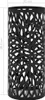 vidaXL Stojan na deštníky Leaf Motif Steel Black Náhled obrázku produktu 4