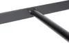 A close-up view of a black metal bracket attached to a flat black bar, likely part of a drying rack or similar structure. Produktbild-Vorschau