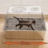 Vollständig geschlossenes Katzenklo aus Edelstahl mit Produktbild-Vorschau 3