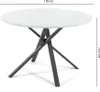 Runder Tisch Ø110 cm mit melaminbeschichteter und Produktbild-Vorschau 4