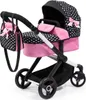Bayer Design 17060AA, Poppenbuggy Xeo met tas, zwart, roze Productafbeelding-voorbeeld 1