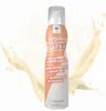 A bottle of cooking spray with liquid splashes around it. Produktbild-Vorschau