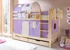 Etagenbett "Marcel" Kiefer Natur Classic (Lila-Beige) Produktbild-Vorschau 1