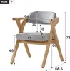 Sweiko 2 chaises de salle à manger pliantes, chaises de Voir les images du produit 4