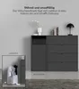 mokebo® Wäscheschrank in Weiß 'Der Wäschehüter', Produktbild-Vorschau 2