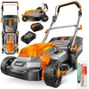 MASKO® Akku Rasenmäher ECO-X10 inkl. 1 oder 2 Akkus Li-Ion Produktbild-Vorschau 1