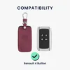 kwmobile Autoschlüssel Hülle kompatibel mit Renault Produktbild-Vorschau 5