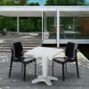 Weiß Quadratisch Tisch und 2 Stühle Farbiges Produktbild-Vorschau 8