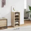 vidaXL Scarpiera rovere Sonoma 31,5x35x70 cm Materiale a Anteprima dell’immagine prodotto 9