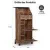 Puluomis Küchenregal Gemüsebehälter mit Rollen, Gemüsebox Produktbild-Vorschau 4